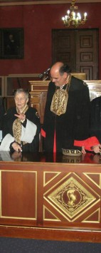 Από την αναγόρευση της Καθηγήτριας κας Ελένης Γλύκατζη-Αρβελέρ σε Επίτιμη Διδάκτορα του Εθνικού και Καποδιστριακού Πανεπιστημίου Αθηνών,στις 28 Νοεμβρίου 2014.